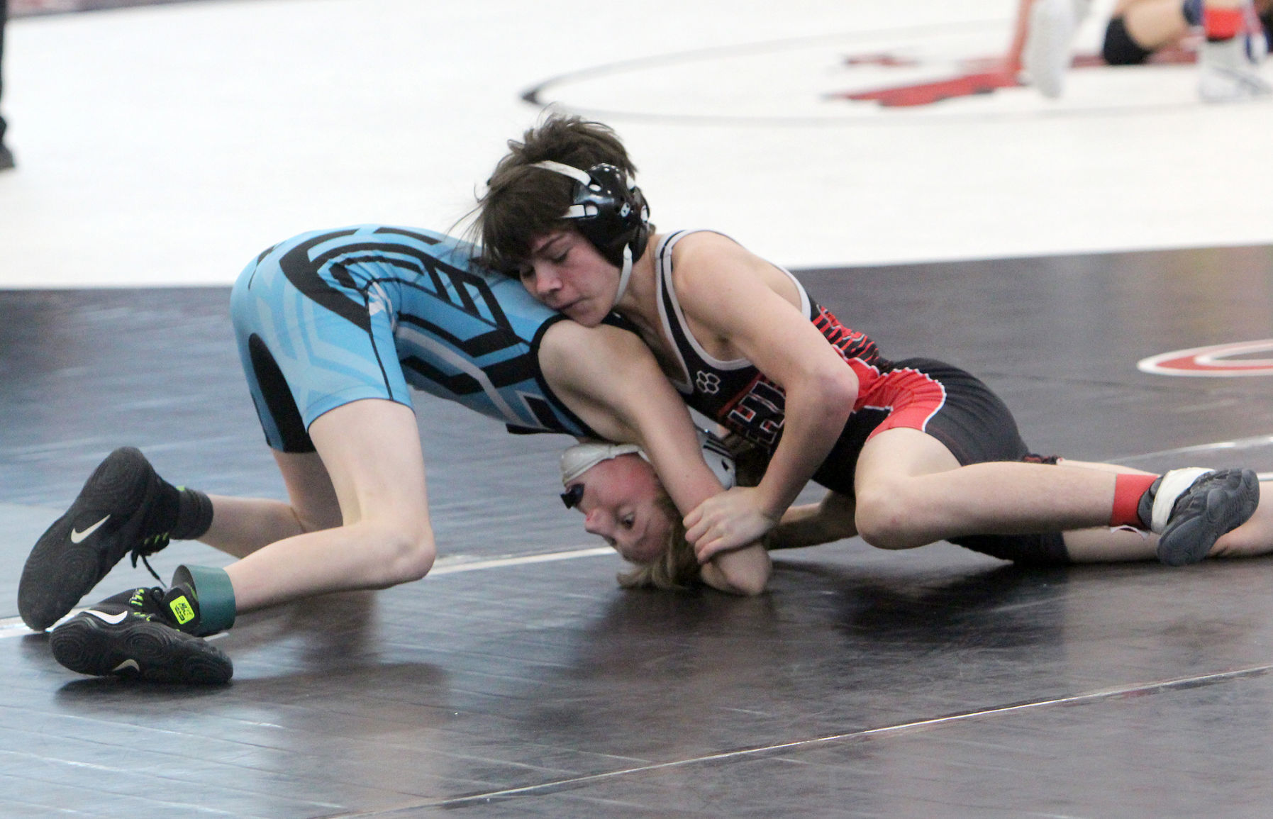 Division 1 wrestling regional at Chippewa Falls 2-9-19